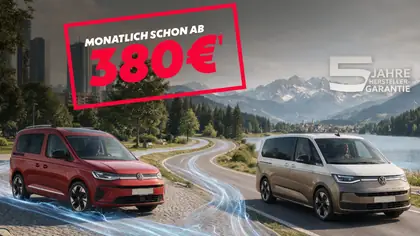 Der neue VW Caddy und VW Multivan